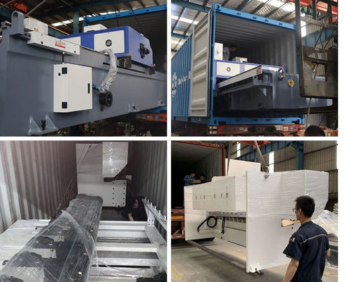 6M Horizontal CNC Cut Machine 10000 Ton, Mesin Grooving Hidrolik V Untuk Lembaran Logam