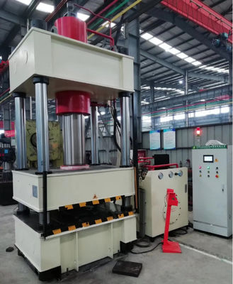 Mesin Press Deep Drawing Hidrolik Empat Kolom Dengan Meja Kerja Bergerak 200ton 2300x1300mm