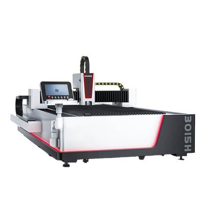 3015 Mesin Pemotong Laser Serat CNC 1000w 1500w Untuk Lembaran Logam