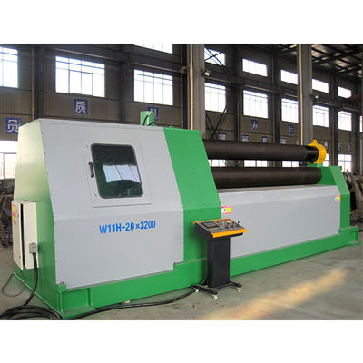 Tiga Roll Plat Bending Rolling Machine W11H-20x3000 ISO9001 4.5m / Min
