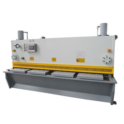 Mesin Geser Hidrolik CNC 3200mm Untuk Motor Servo E21S DA360 Stainless Steel