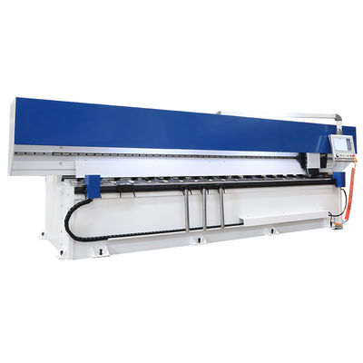 Lembaran Logam Plat Pipa V Mesin Groover Untuk PVD Dilapisi 5.5KW 6000mm