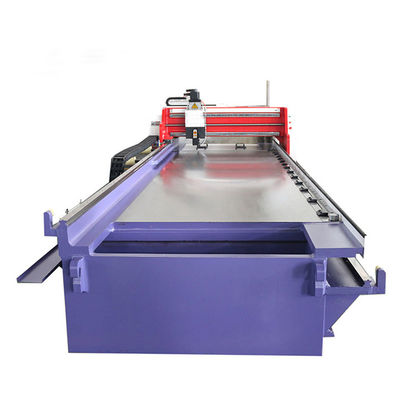 Double Drive Automatic CNC V Groove Cutter Machine Untuk Pintu Lemari 1250mm 70m / Min
