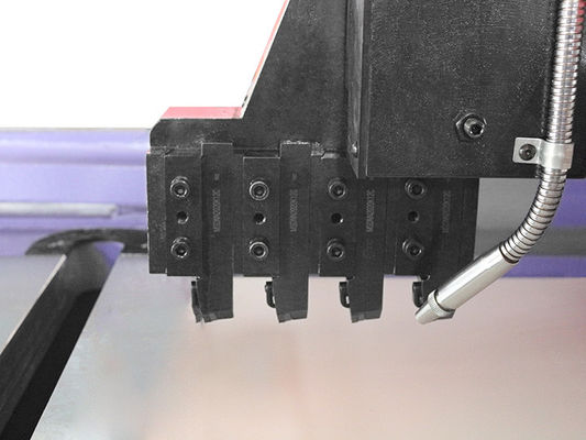 Slotting Planer CNC V Grooving Machine Empat Sisi Dua Drictions Untuk Lembaran Stainless Steel