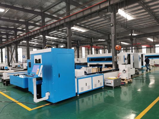 Mesin Pemotong CNC Fiber Laser IPG 1000W Untuk Baja Ringan 10mm