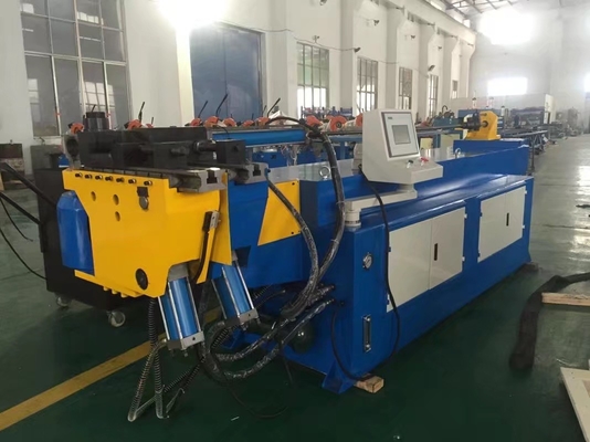190 Deg Semi Automatic Bender PLC Control 11kW Untuk Pipa
