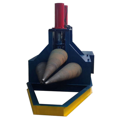 produktivitas tinggi 3 Rollers Cone Rolling Machine Untuk Lembaran Logam Bending