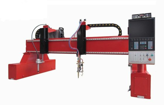 Mesin Pemotong Api Plasma Gantry CNC Ekonomi 1000W Untuk Struktur Baja 16000mm
